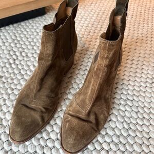 Rag & Bone Brown Suede Chelsea Boots